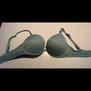 34DD Victorias Secret Pink Wear everywhere super push up bra